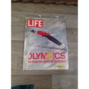 Life Magazine February 18, 1972 Olympics Leap for Gold Sapporo